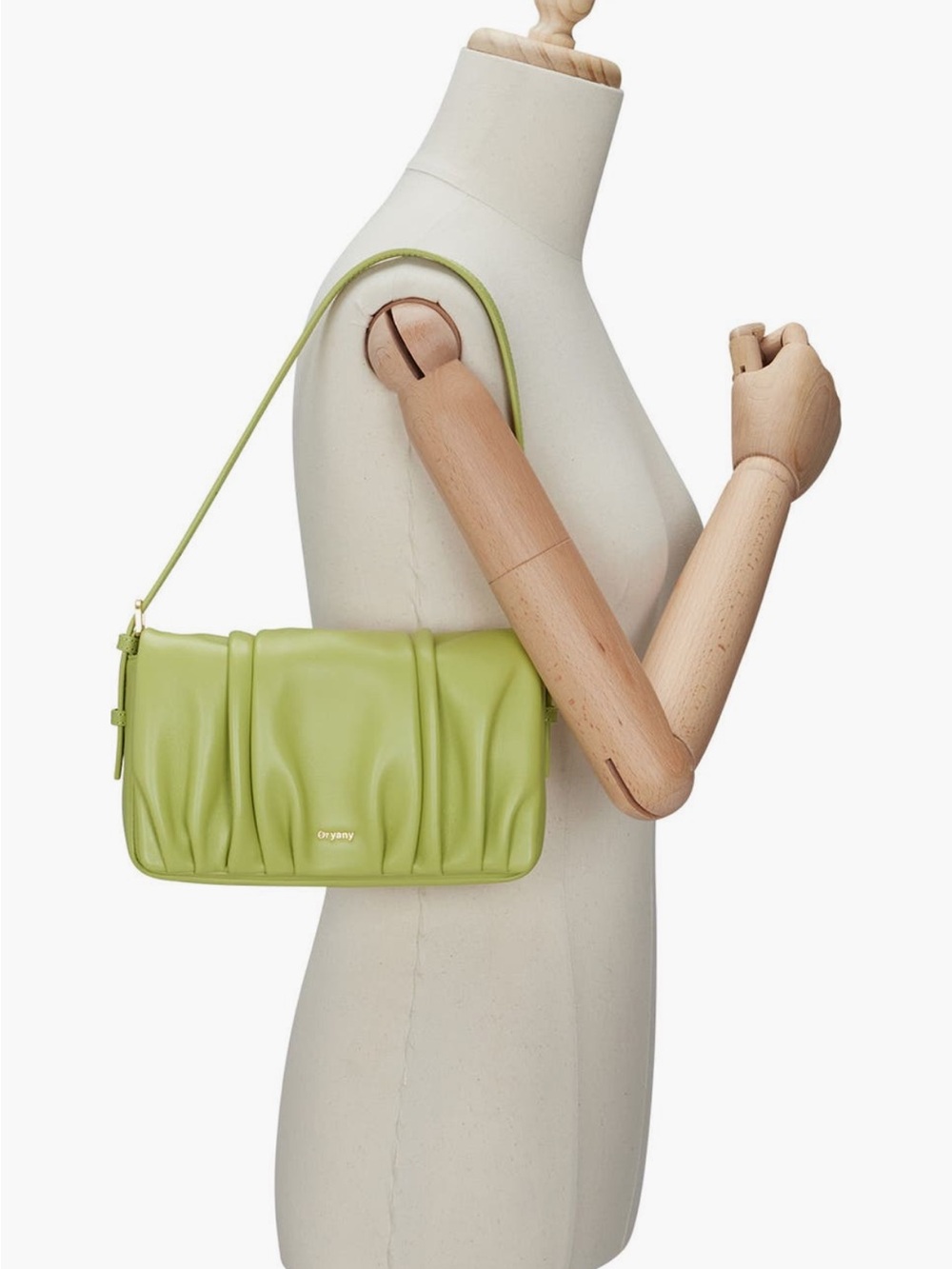 NWT Oryany Green Leather Shoulder Bag